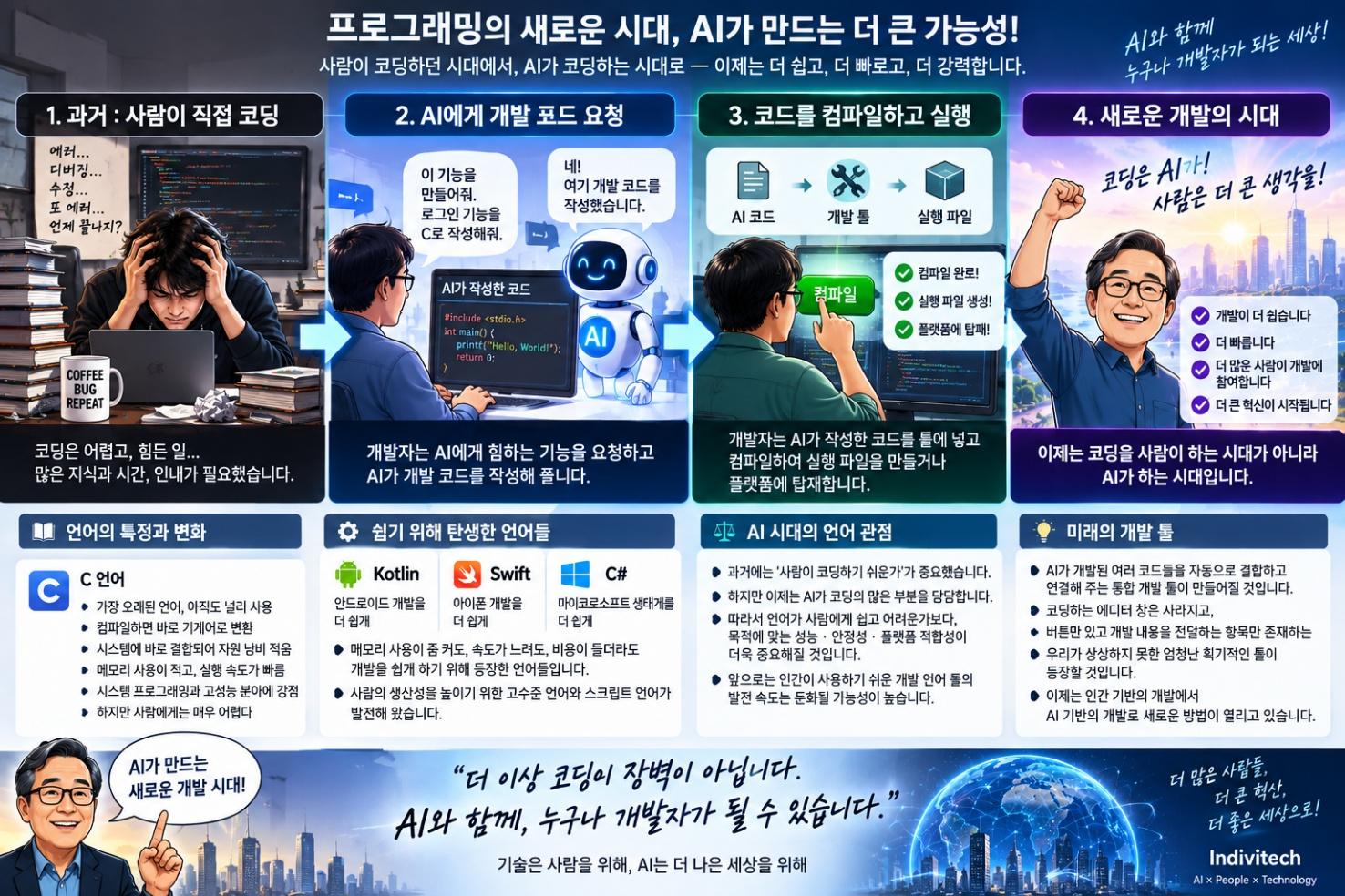 AI가 프로그래밍하는 시대로의 변화