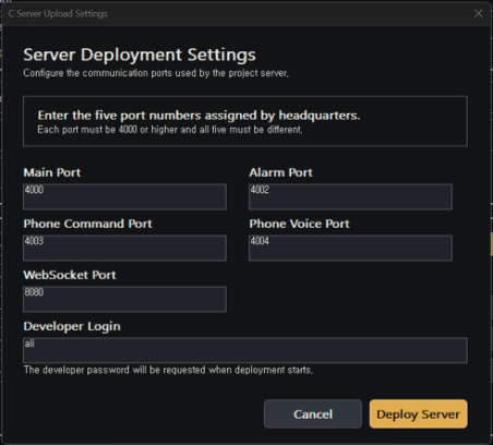 Setup and Operation Stages